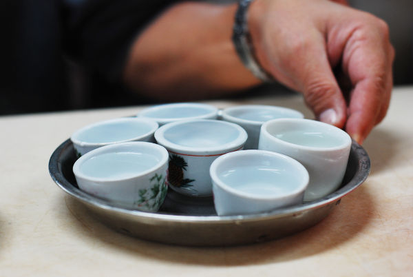 Chinese Mini Tea Cups @ Teluk Pulai Clay Pot Bak Kut Teh Restaurant